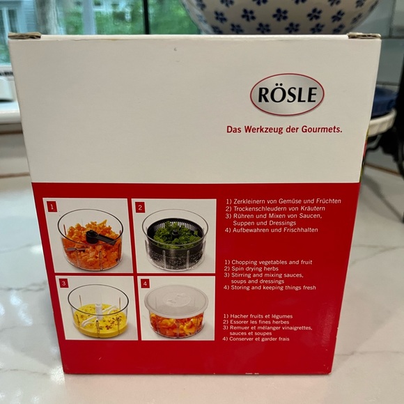 Rösle Multi Cutter Manual Food Processor - Picture 3 of 12